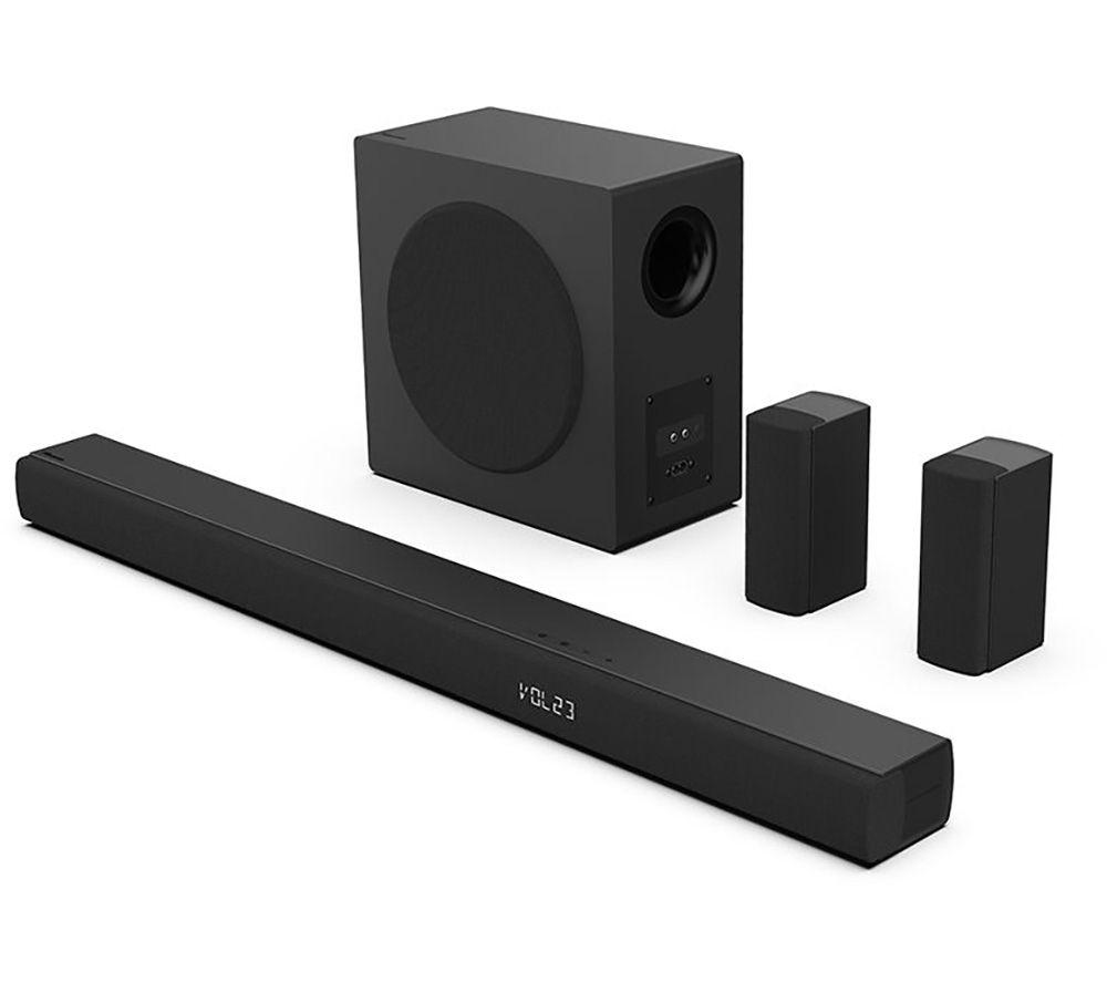 HISENSE AX5100Q 5.1 Wireless Sound Bar with Dolby Atmos, Black