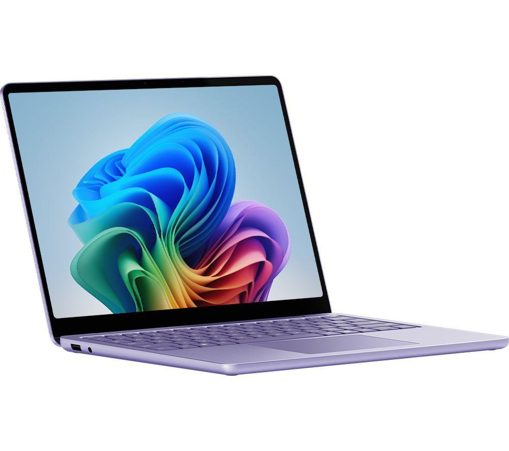 MICROSOFT Surface Laptop 13", Copilot PC - Snapdragon X Plus, 512 GB SSD, Purple, Silver/Grey