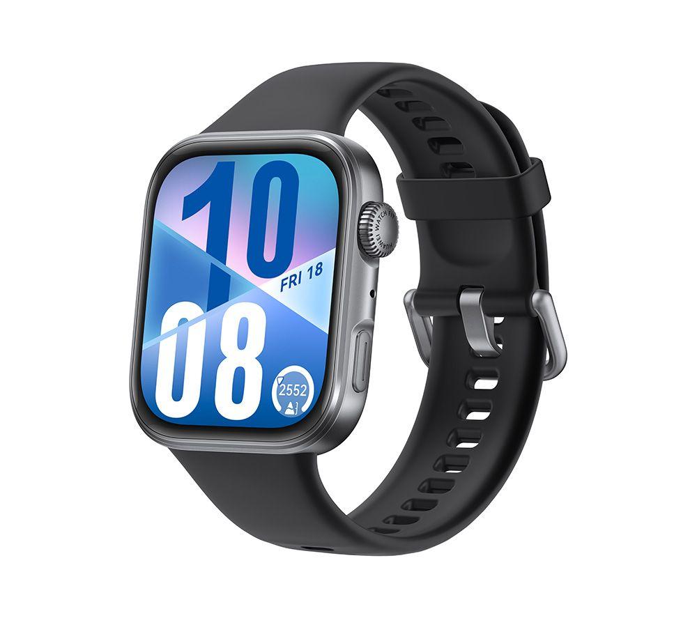 HUAWEI Watch Fit 4 - Aluminium Alloy Black, Fluoroelastomer Strap, Black