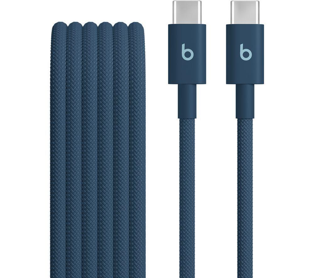 BEATS USB-C to USB-C Woven Cable - 1.5 m, Nitro Navy, Blue