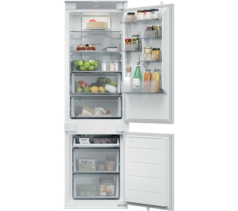 HOOVER HONBQT3518EK Integrated Smart 70/30 Fridge Freezer - Sliding Hinge, White