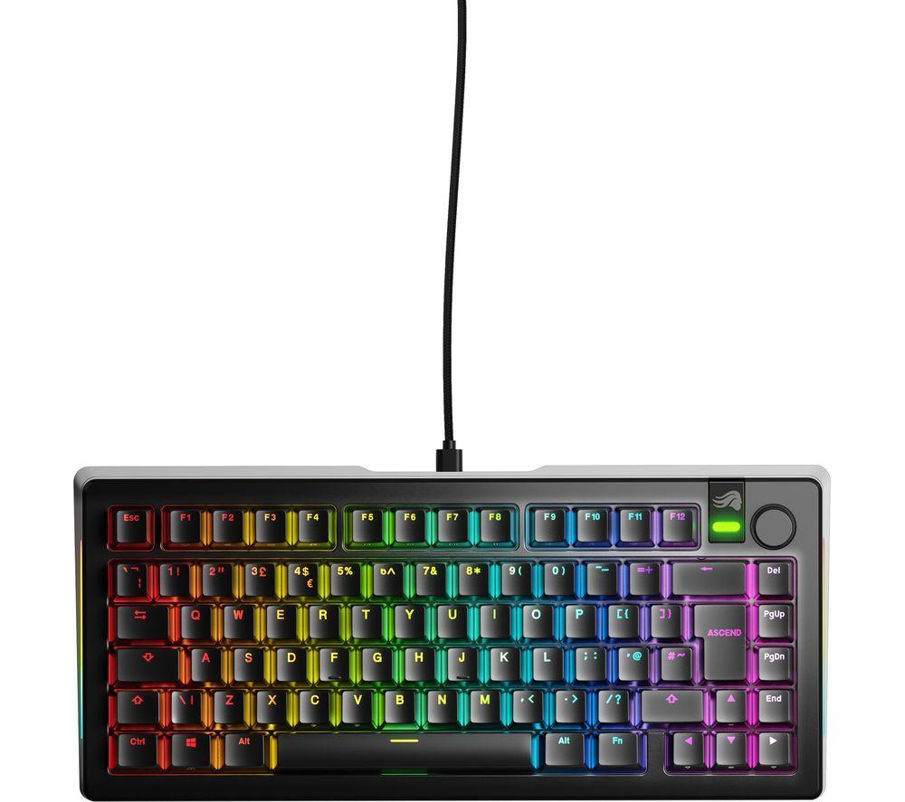GLORIOUS GMMK 3 Pro Prebuilt 75% Mechanical Gaming Keyboard - Black, Black