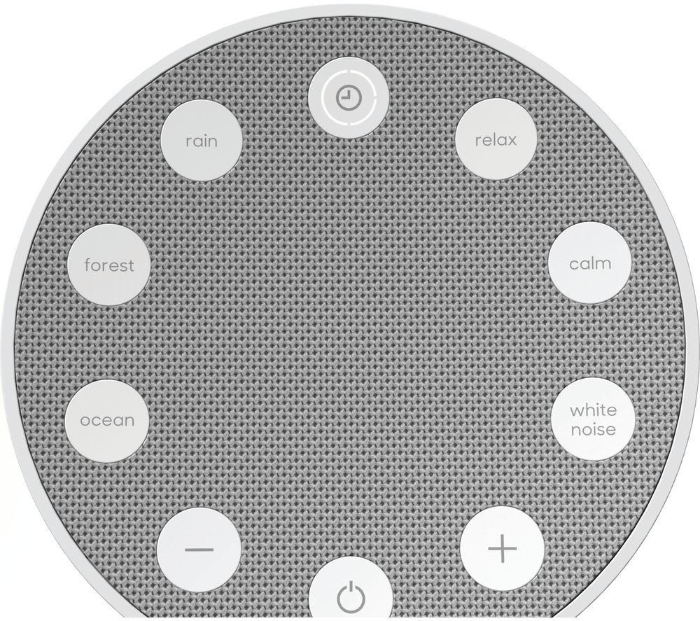 SHARPER IMAGE Sleep Therapy Sound Soother - White, White