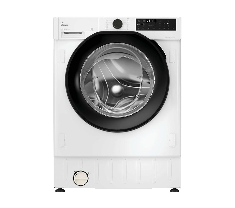 HOOVER H-Wash & Dry 400 Autodose BH4SD696M6DB9-80 Integrated WiFi-enabled 9 kg Washer Dryer, White,Black