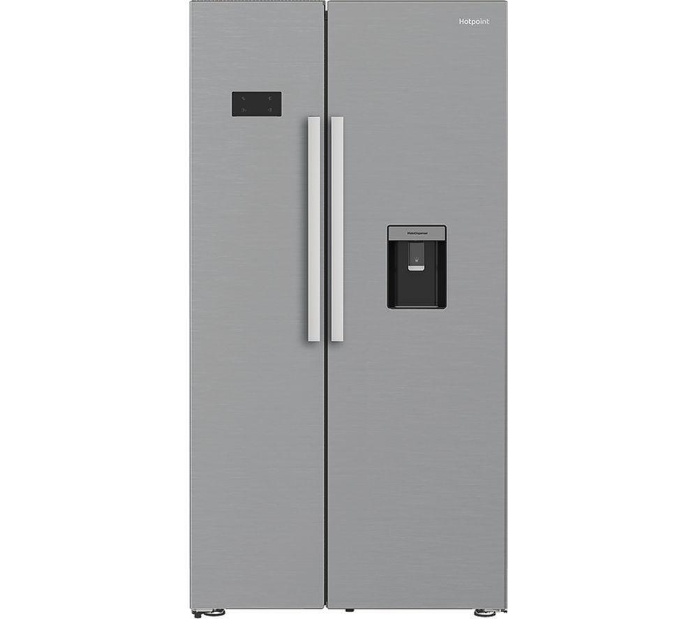 HOTPOINT HPG2 6583W XP4UK Dual No Frost American-Style Fridge Freezer - Silver, Silver/Grey