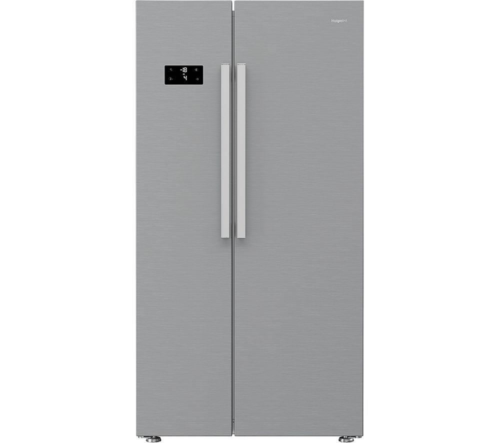 HOTPOINT HPG2 6592 XP4UK Dual No Frost American-Style Fridge Freezer - Silver, Silver/Grey