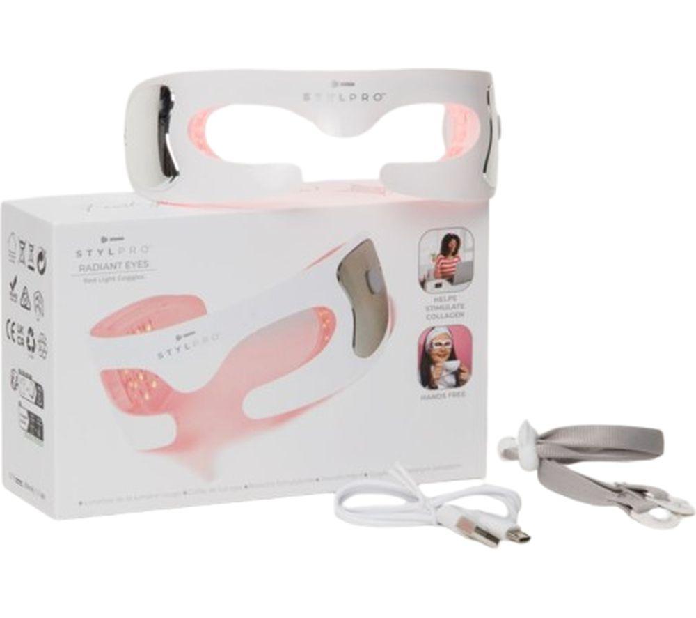 STYLPRO Radiant Eyes Red LED Goggles - White, White