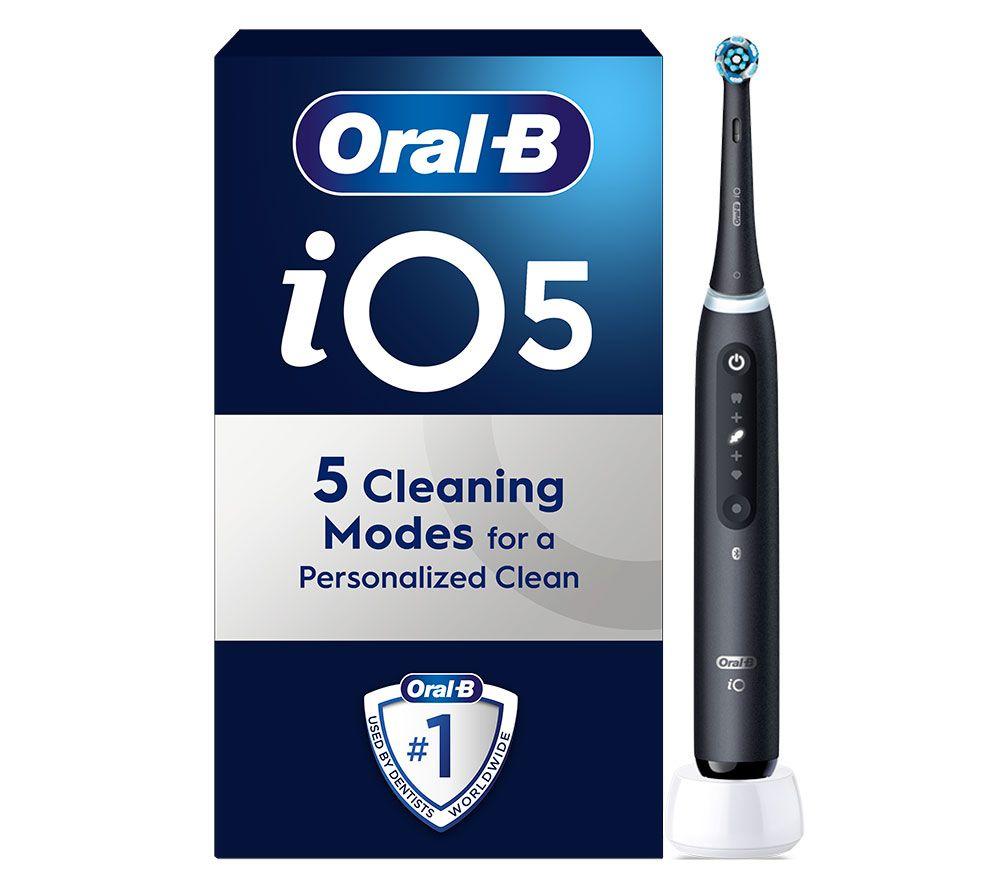 ORAL-B iO 5 Electric Toothbrush - Black, Black