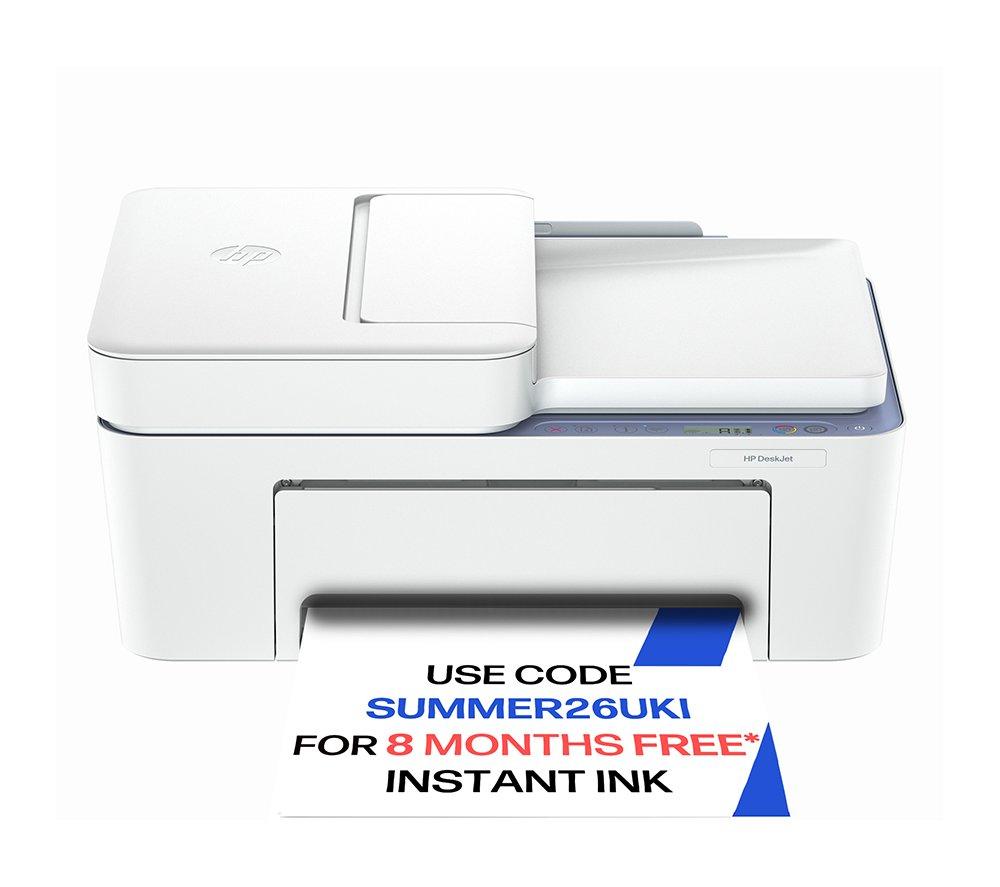 HP DeskJet 4322 All-in-One Wireless Inkjet Printer - Scan & Copy - 5 Months Free Instant Ink, White