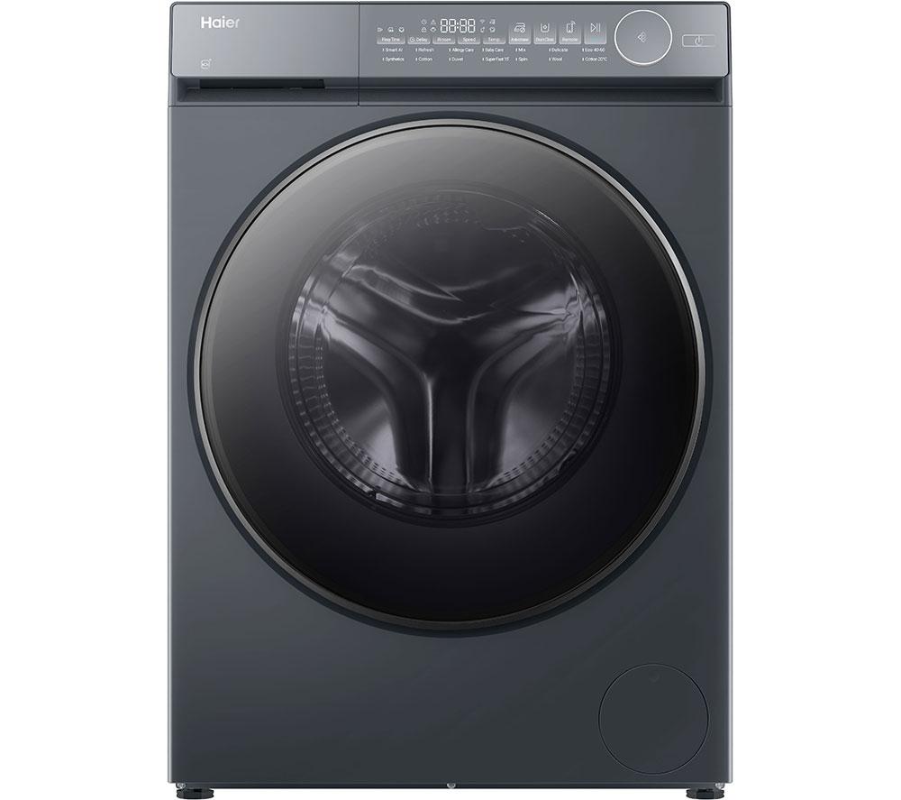 HAIER X Series 7 HW120-B14367GUUK WiFi-enabled 12 kg 1400 Spin Washing Machine - Graphite, Silver/Grey,Black