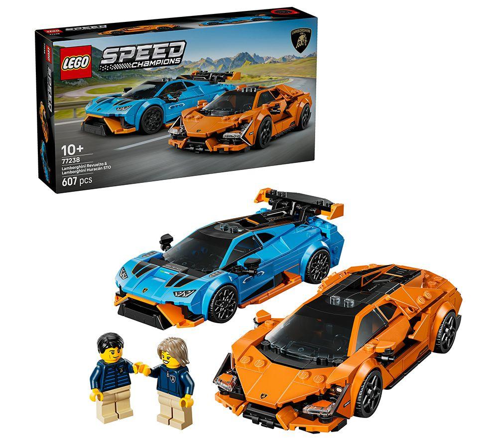 LEGO Speed Champions 77238 Lamborghini Revuelto & Huracan STO Set