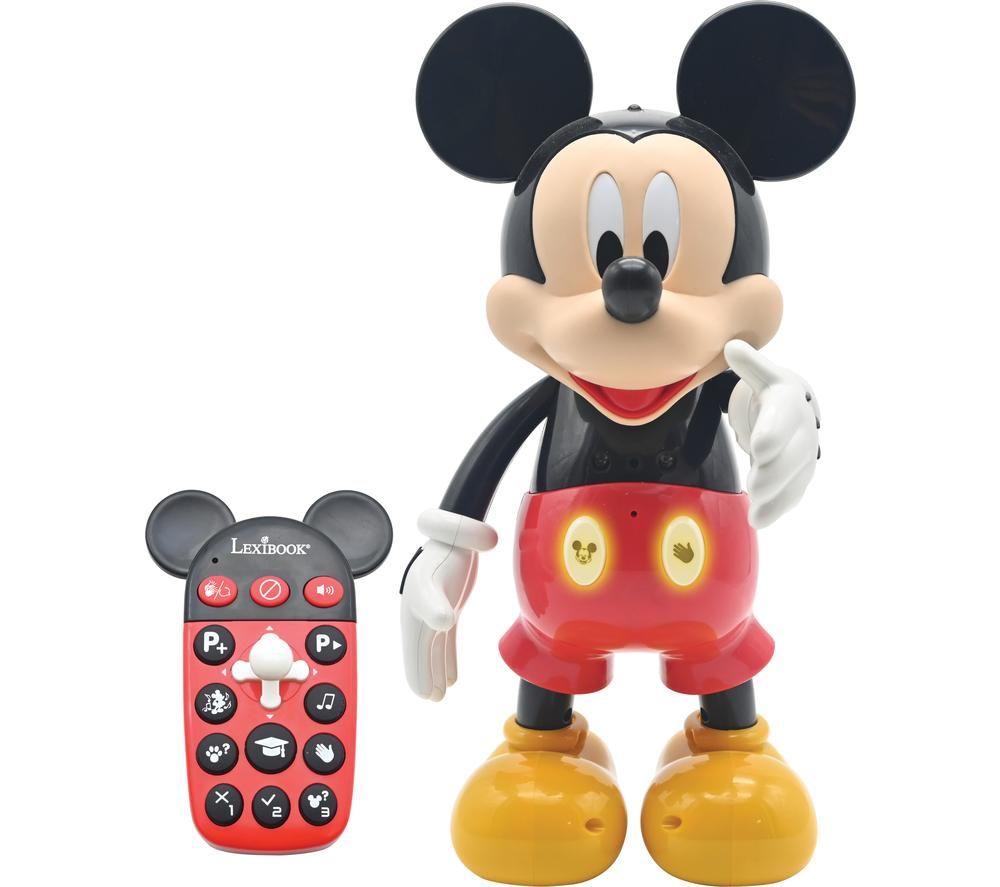LEXIBOOK My Bilingual Interactive Mickey Educational Robot, Yellow,Black,Red
