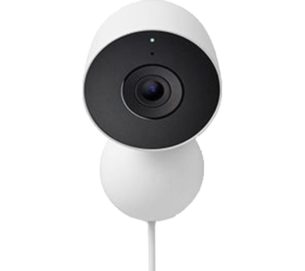 GOOGLE Nest Cam Indoor (3rd Gen) Smart Security Camera - Wired, White