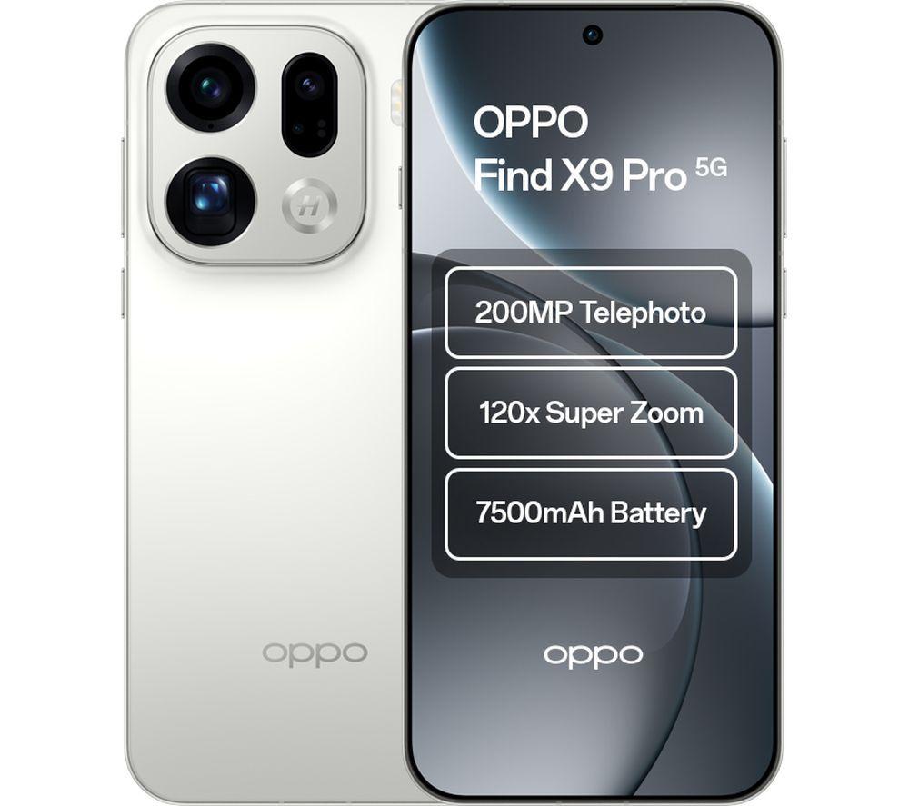 OPPO Find X9 Pro - 512 GB, Silk White, White