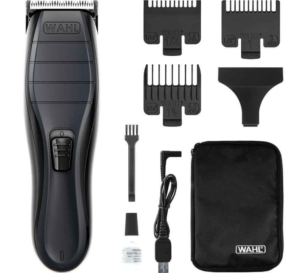 WAHL Close Cut Cordless Clipper Kit - Black, Black