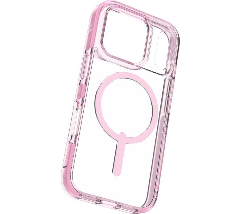 ZAGG Santa Cruz Snap iPhone 17 Pro Case - Clear & Pink, Pink,Clear