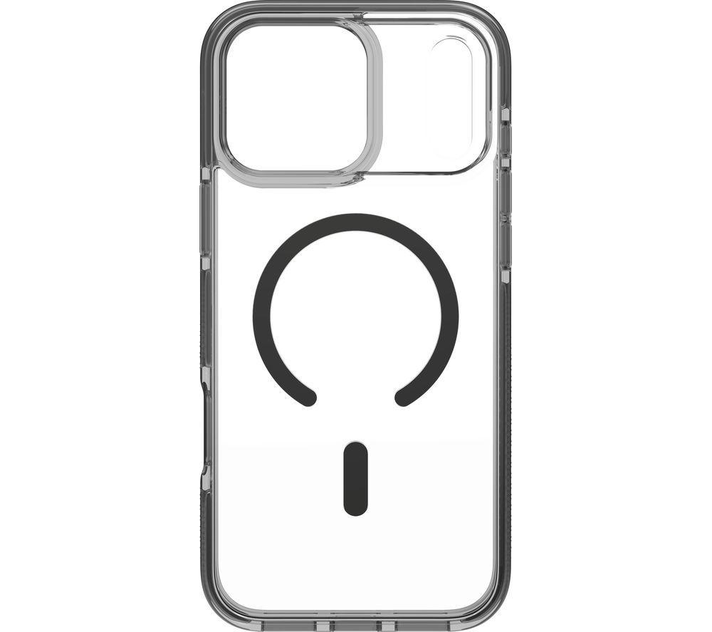 ZAGG Santa Cruz Snap iPhone 17 Pro Max Magsafe Case - Clear & Black, Black,Clear