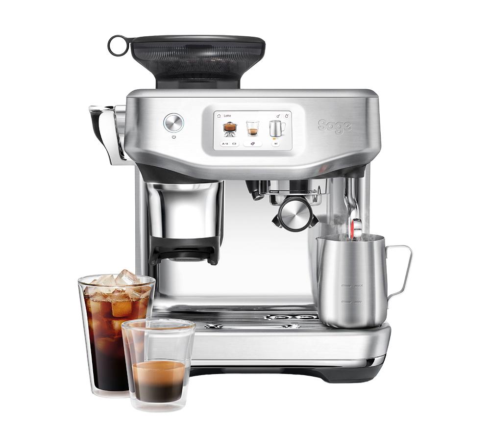 SAGE the Barista Touch Impress SES882 Bean to Cup Coffee Machine - Stainless Steel, Stainless Steel