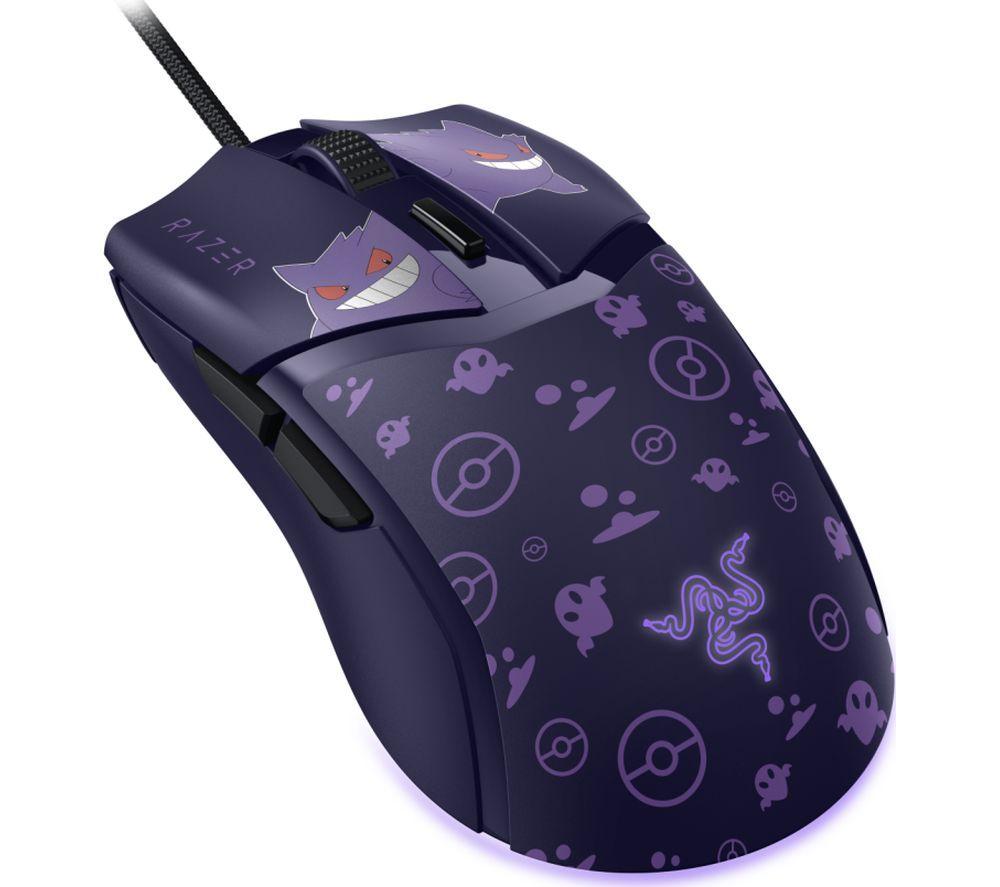 RAZER Cobra RGB Optical Gaming Mouse - Pokémon Gengar Edition, Purple,Black