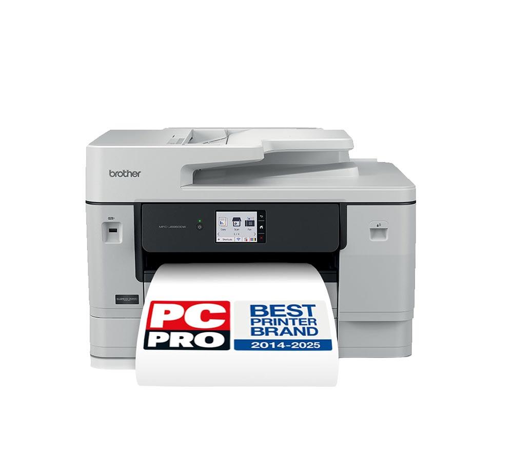 BROTHER MFCJ6960DWZU1 All-in-One Wireless A3 Inkjet Printer with Fax, White