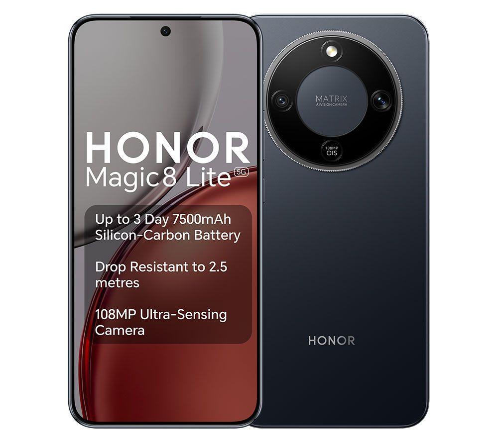 HONOR Magic8 Lite - 512 GB, Midnight Black, Black