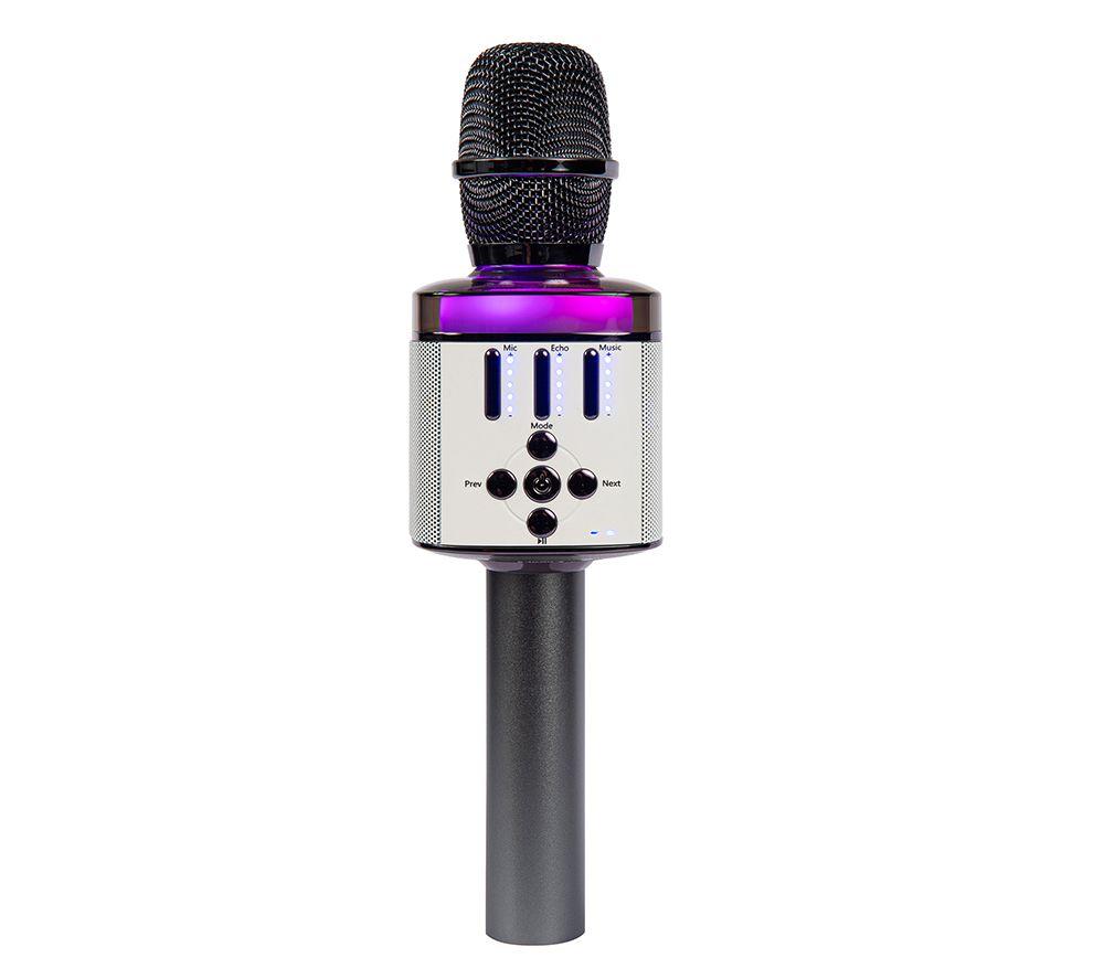 EASY KARAOKE Bluetooth Karaoke Microphone - Black