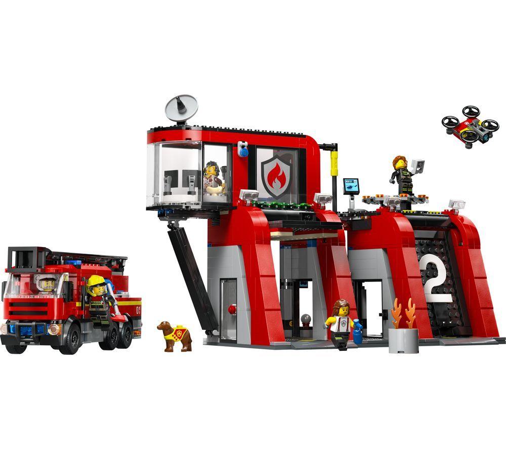 LEGO City 60414 Fire Station with Fire Truck