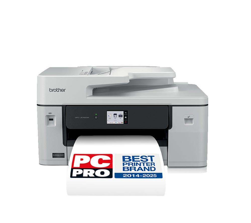 BROTHER MFCJ6760DWZU1 All-in-One Wireless A3 Inkjet Printer with Fax, White
