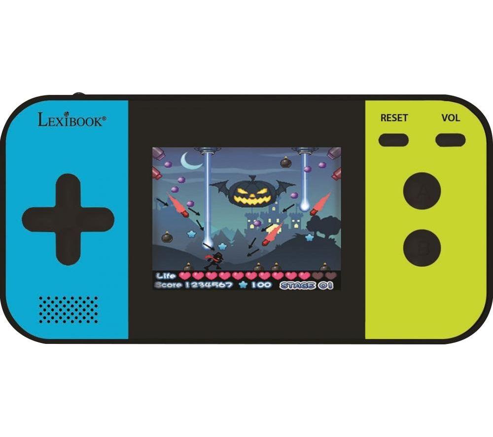 LEXIBOOK Compact Cyber Arcade Handheld Gaming Console - 250-in-1