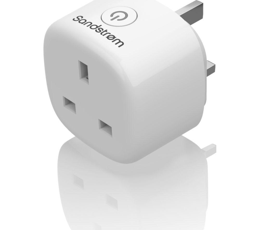 SANDSTROM SSPMW26 Wireless Smart Plug with Matter, White