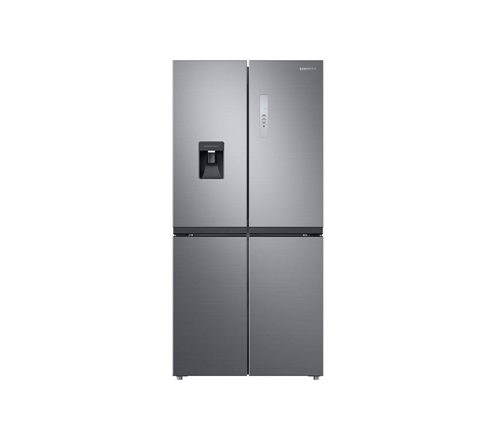 SAMSUNG Series 8 SpaceMax RF48A401EM9/EU Fridge Freezer - Gentle Silver Matte, Black