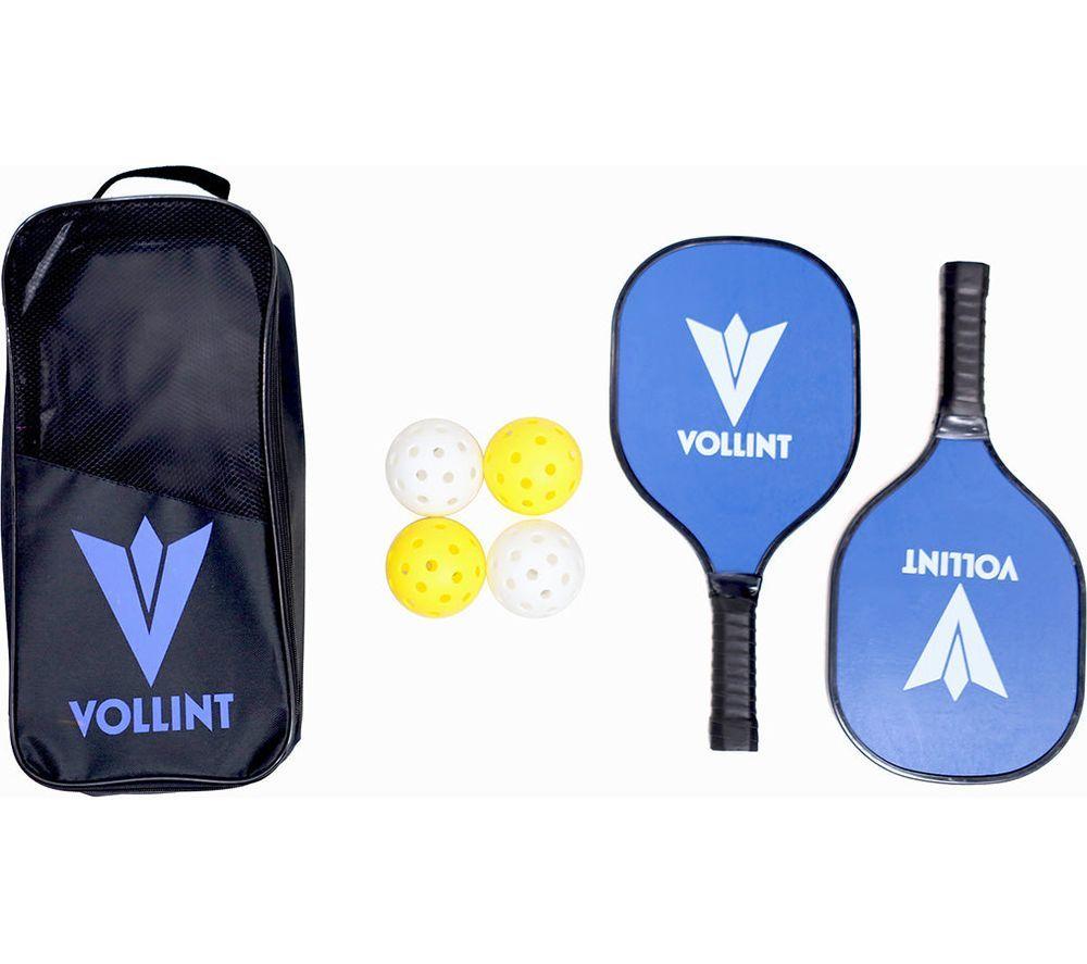 VOLLINT 2 Player Pickleball Set - Blue & Yellow, Blue,Yellow