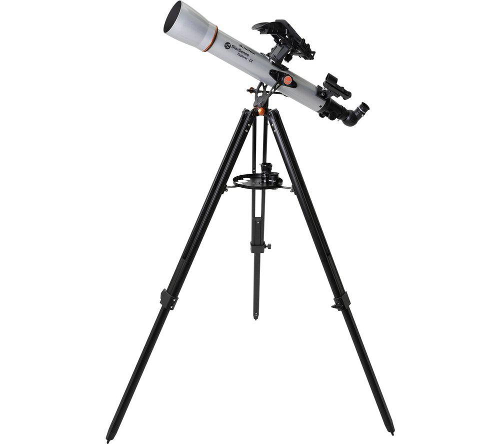 CELESTRON StarSense Explorer LT 70AZ Refractor Telescope - Silver, Silver/Grey