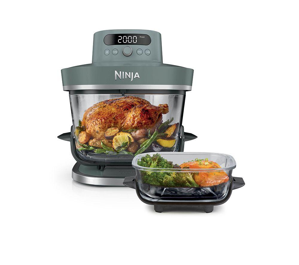 NINJA CRISPi Pro AS101UKGY 7-in-1 Glass Air Fryer Ash Grey, Silver/Grey