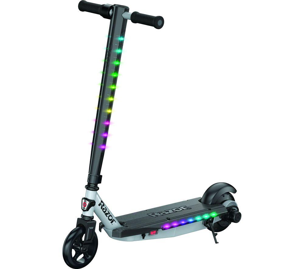 RAZOR Power Coreu0026tradeE90 Lightshow Electric Kids' Scooter - Black, Black