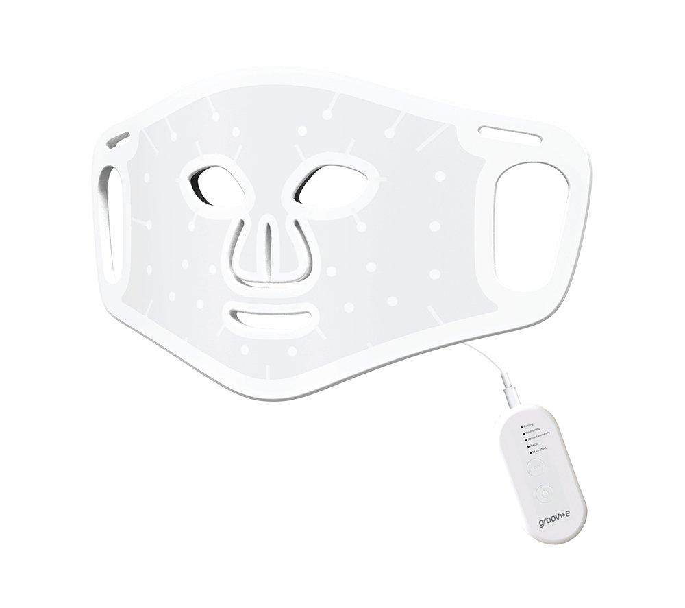 GROOV-E GVWB02WE LED Face Mask - White, White