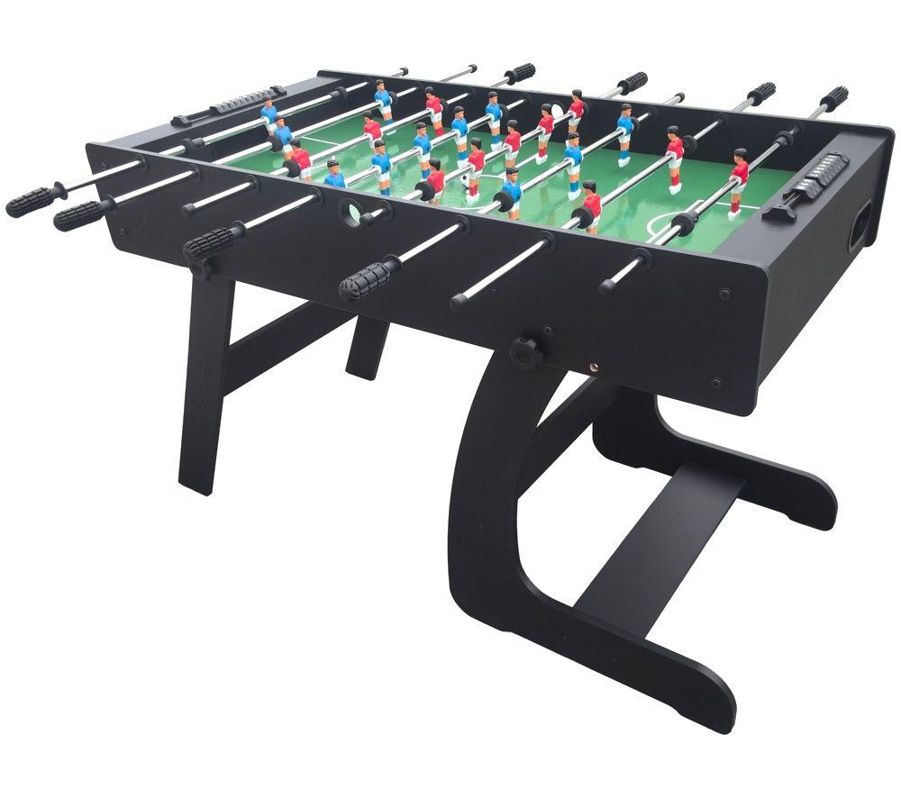 EKO Folding Football Table - Black & Green, Green,Black
