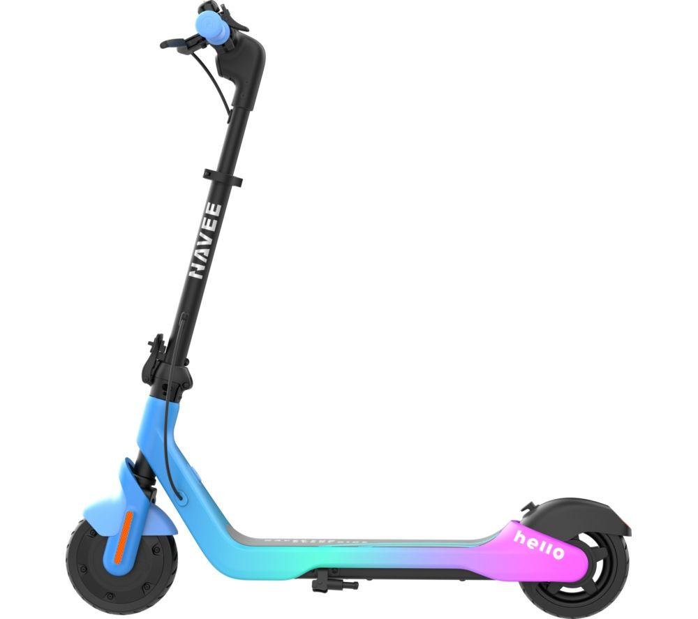 NAVEE K100 Max Electric Folding Kids Scooter - Blue & Pink, Blue,Pink