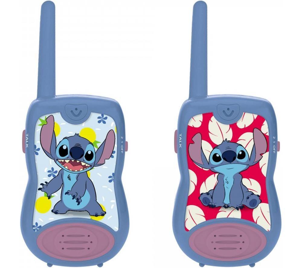 LEXIBOOK Disney Walkie Talkies Set - Stitch, Blue,Red