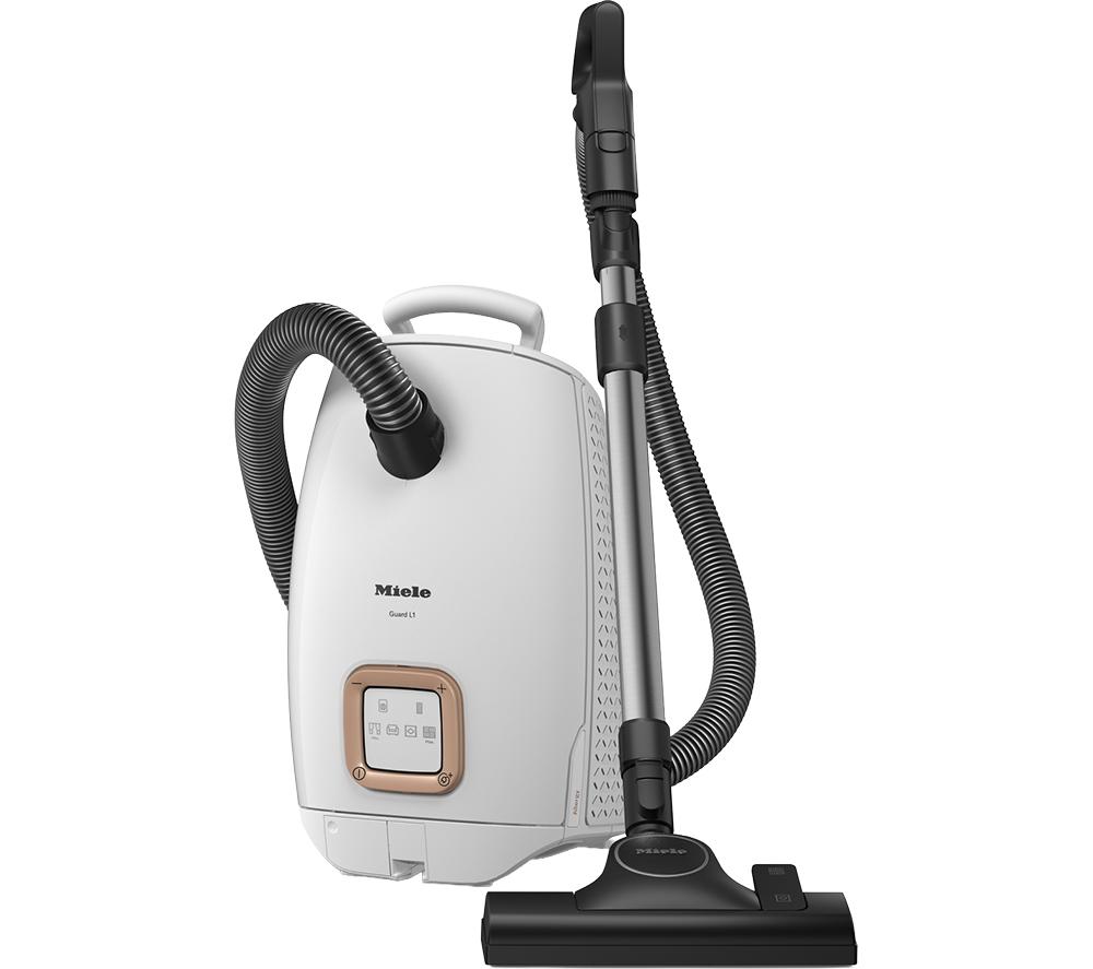MIELE Guard L1 Allergy Cylinder Bagged Vacuum Cleaner - White, White