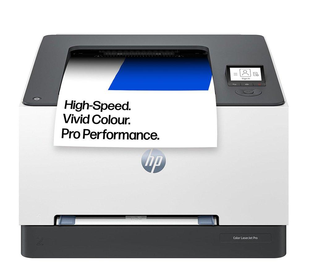 HP Color LaserJet Pro 3202dw Wireless Laser Printer, White,Black
