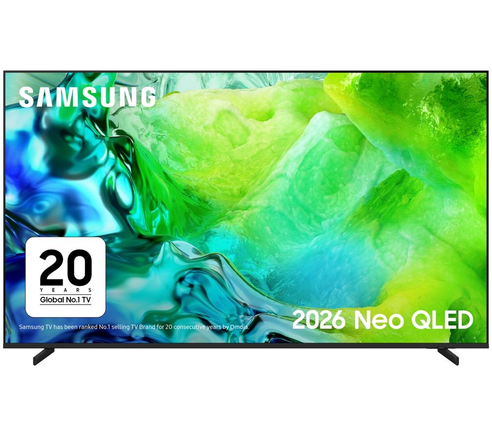 65" SAMSUNG QN80H Neo QLED 4K Mini LED Vision AI Smart TV 2026 - QE65QN80H, Black