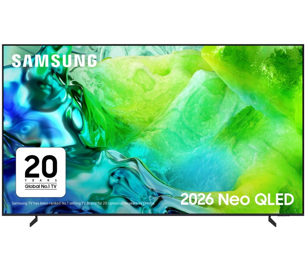 SAMSUNG QN80H 100" Neo QLED 4K Mini LED Vision AI Smart TV 2026 - QE100QN80H, Black