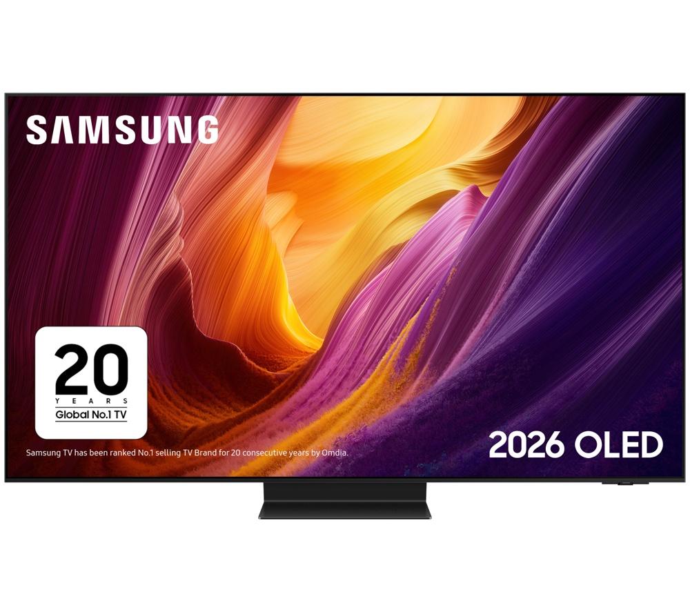 65" SAMSUNG S95H OLED Glare Free 4K Vision AI Smart TV 2026 - QE65S95H, Black