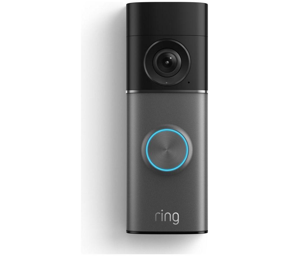 RING Wired Retinal 4K Video Doorbell Pro (Newest Gen) - Deep Silver, Silver/Grey