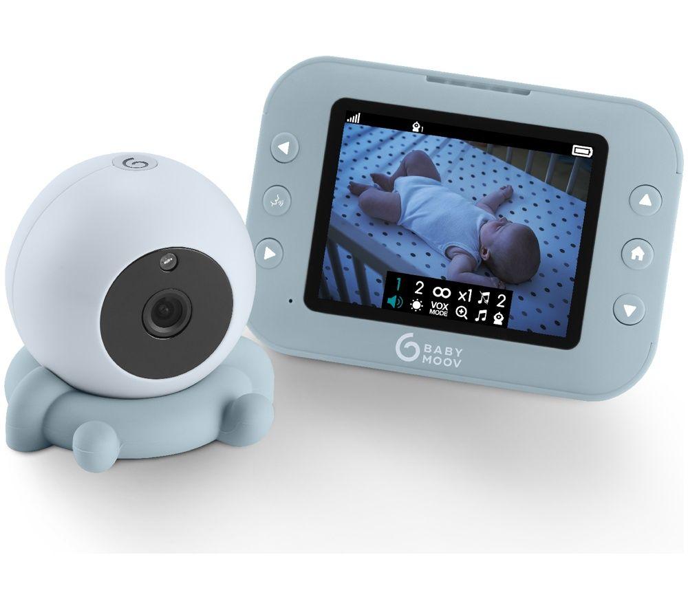 BABYMOOV Yoo Roll 3.2" Wireless Battery Video Monitor - Blue