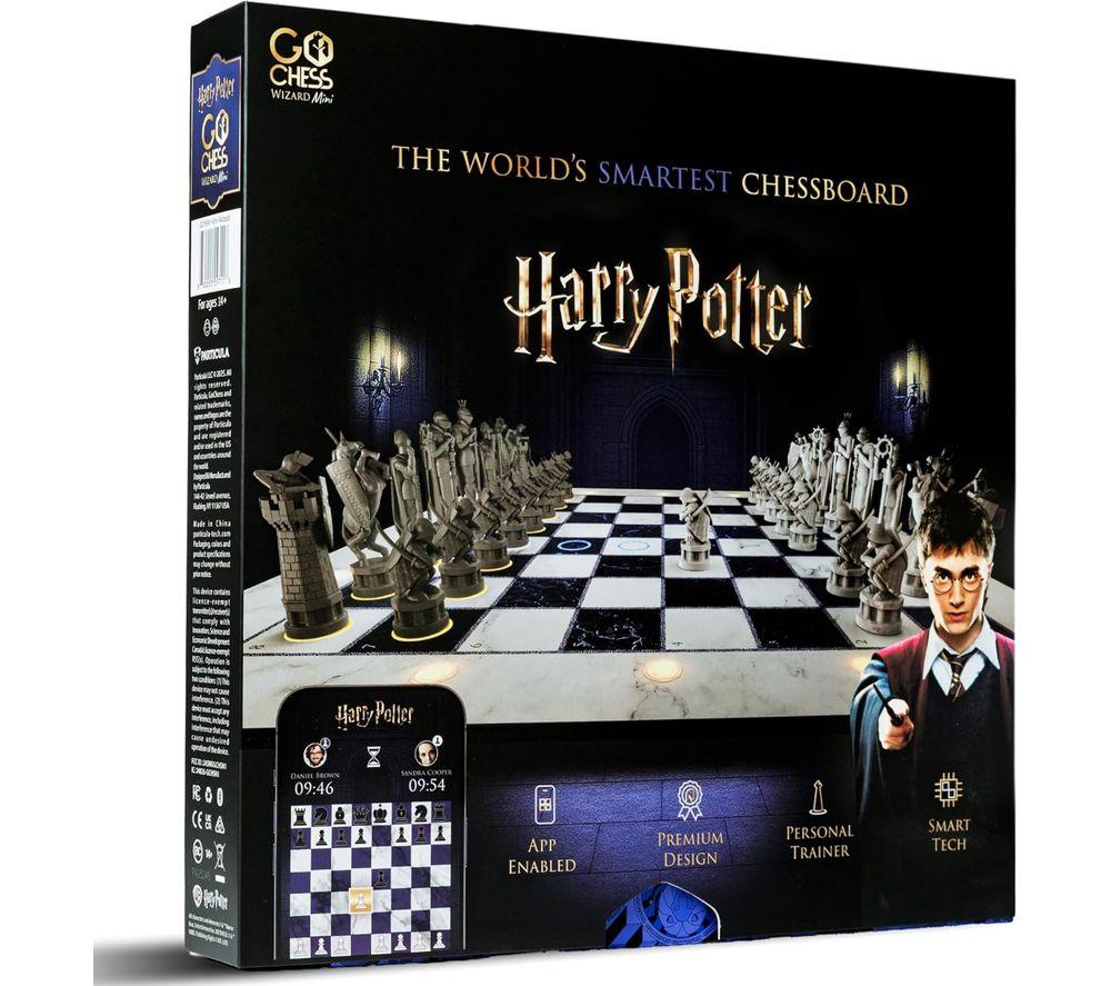 PARTICULA GoChess Wizard Mini Smart Chess Game - Harry Potter, White,Black