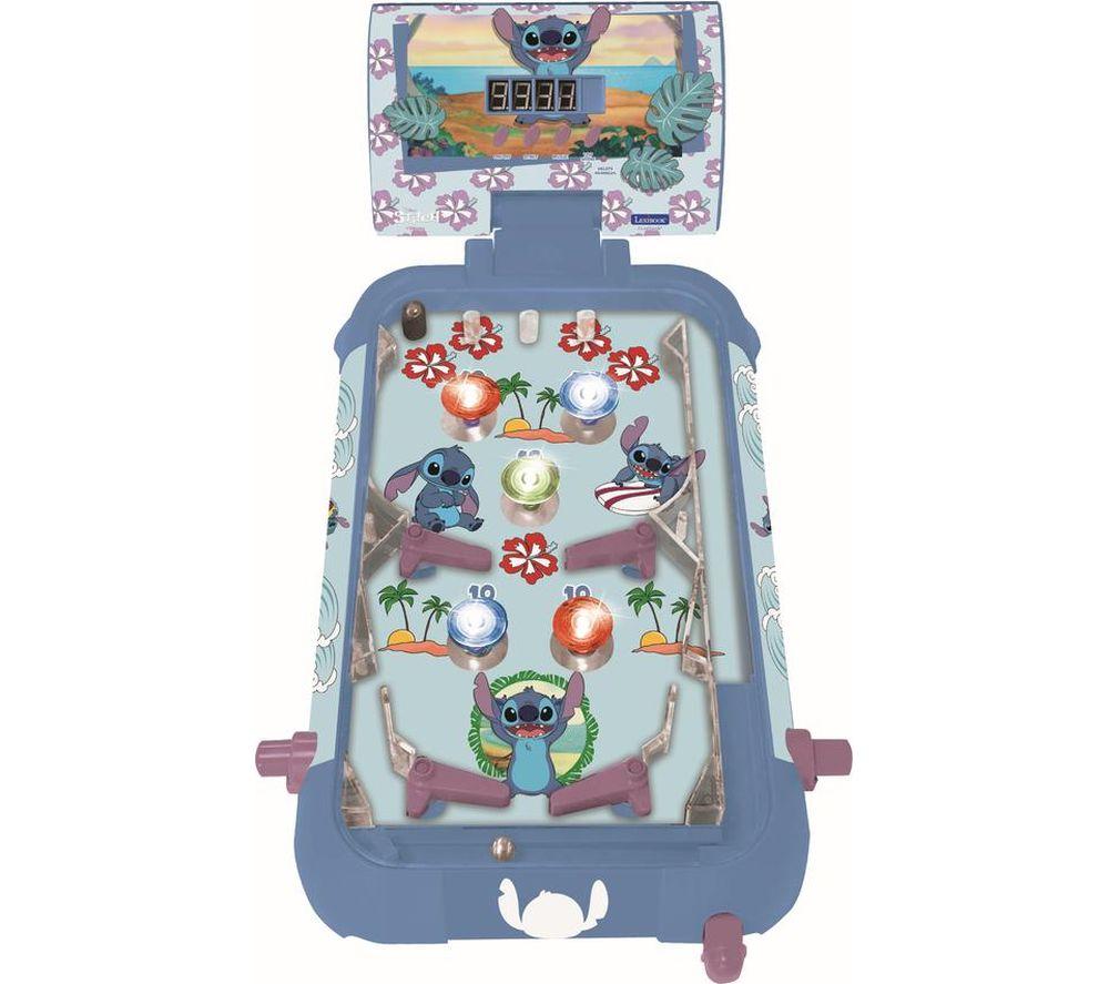 LEXIBOOK Stitch Electronic Pinball Table Game, Blue