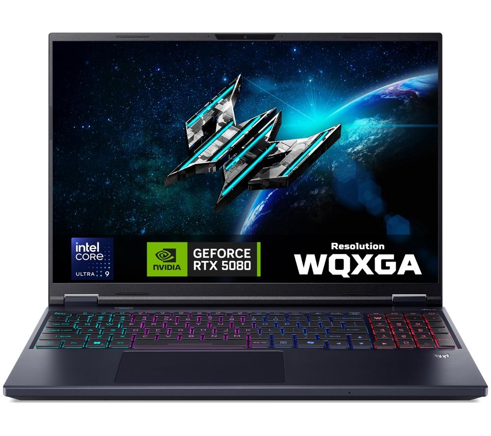 ACER Predator Helios Neo 16 AI 16" Gaming Laptop - Intel®Core Ultra 9, RTX 5080, 1 TB SSD, Black