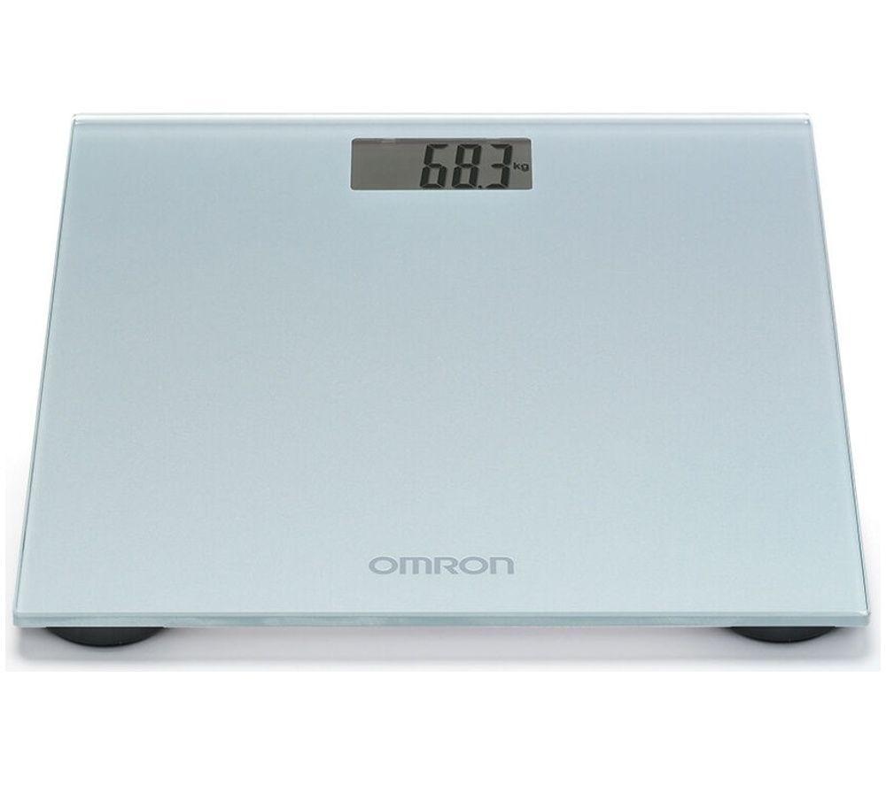 OMRON HN-289-ESL Bathroom Scale - Grey, Silver/Grey